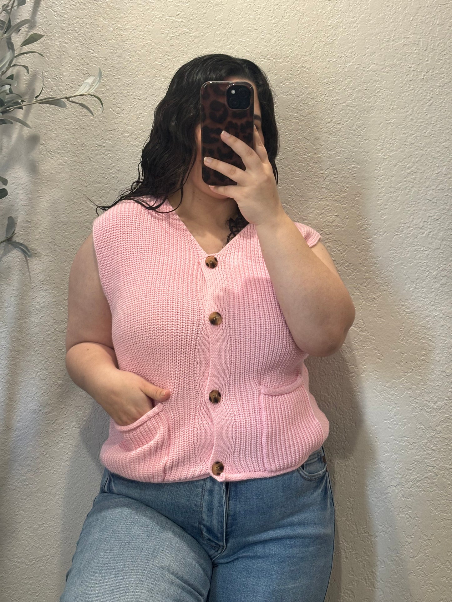 Blushing Babe Sweater Vest