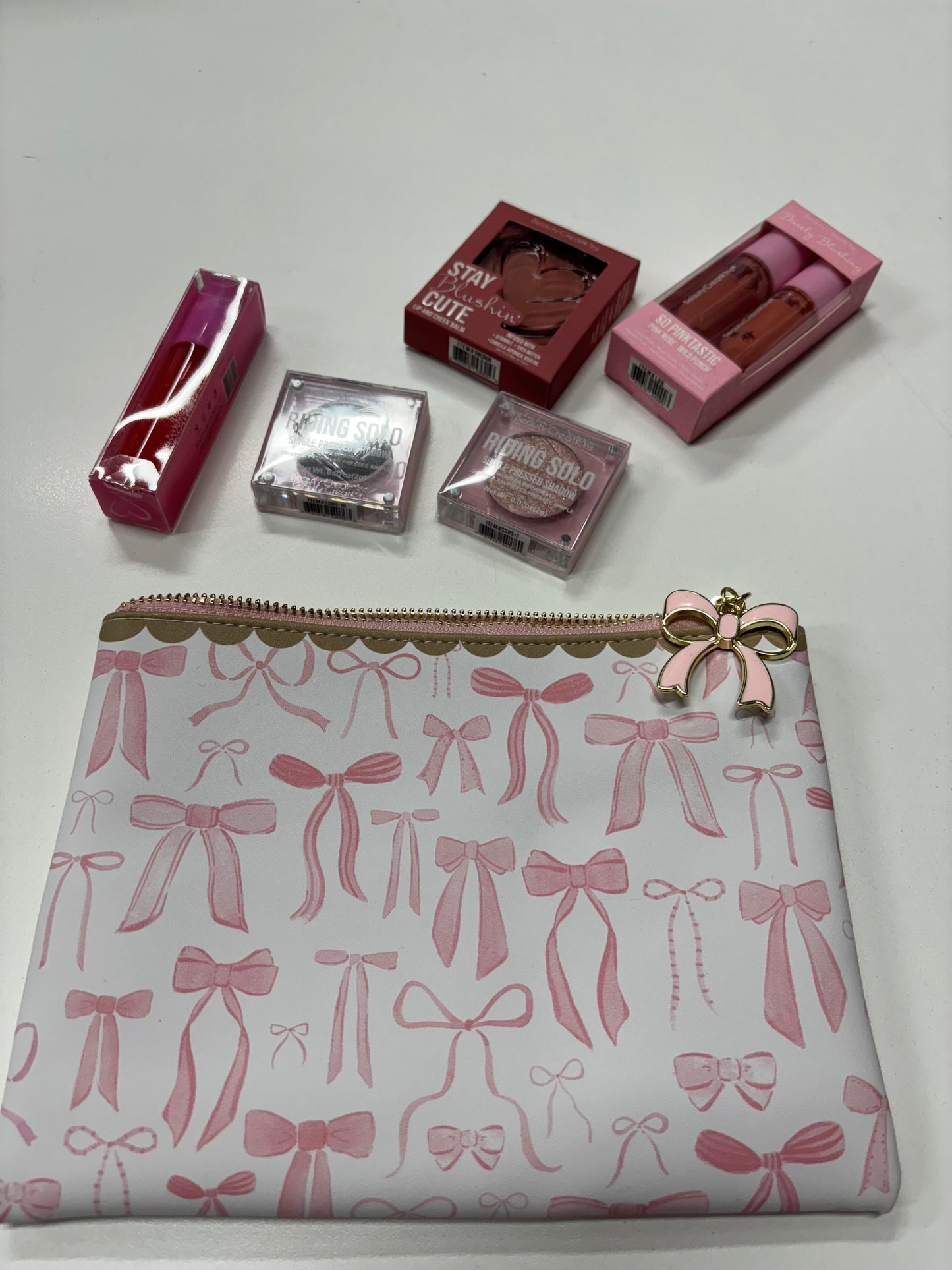 Petals & Bows Cosmetic Bags – Floral Dream, Garden Whimsy & Sweet Bows (Sold Separately)