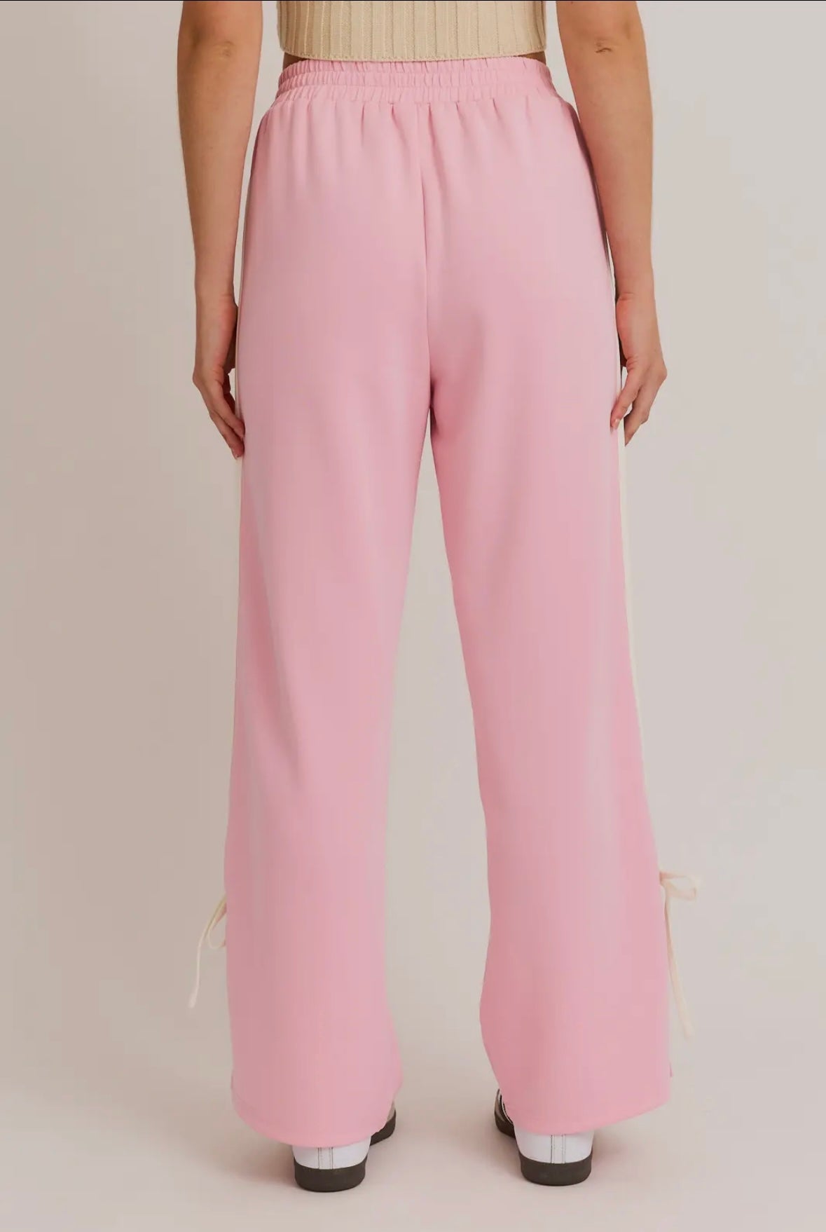 Brittney Track Pants- Blush