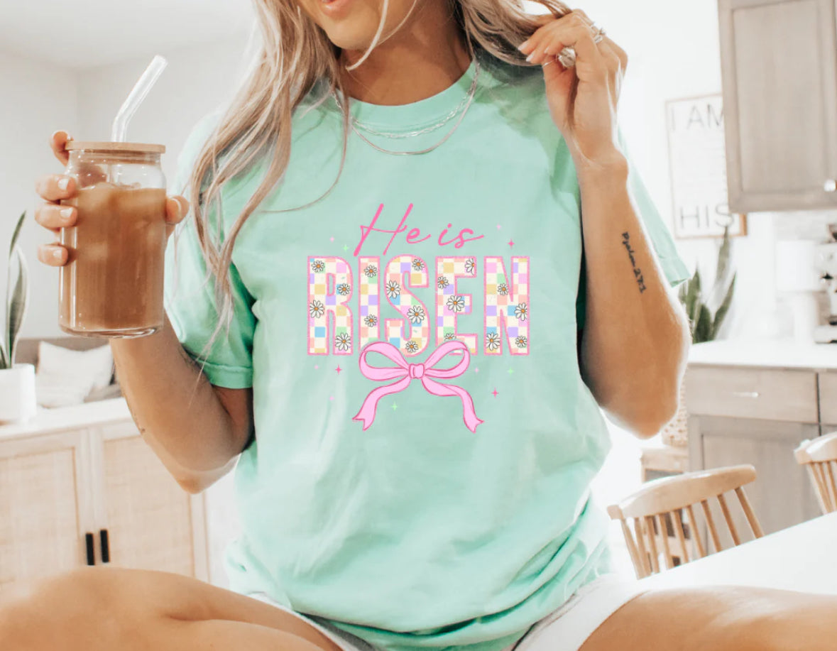 He Is Risen Tee