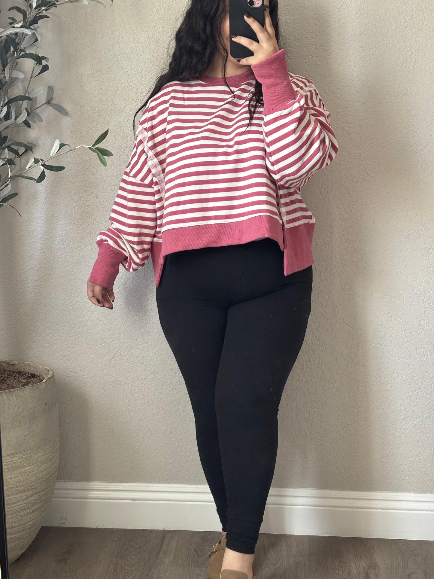 Sasha Striped Pullover