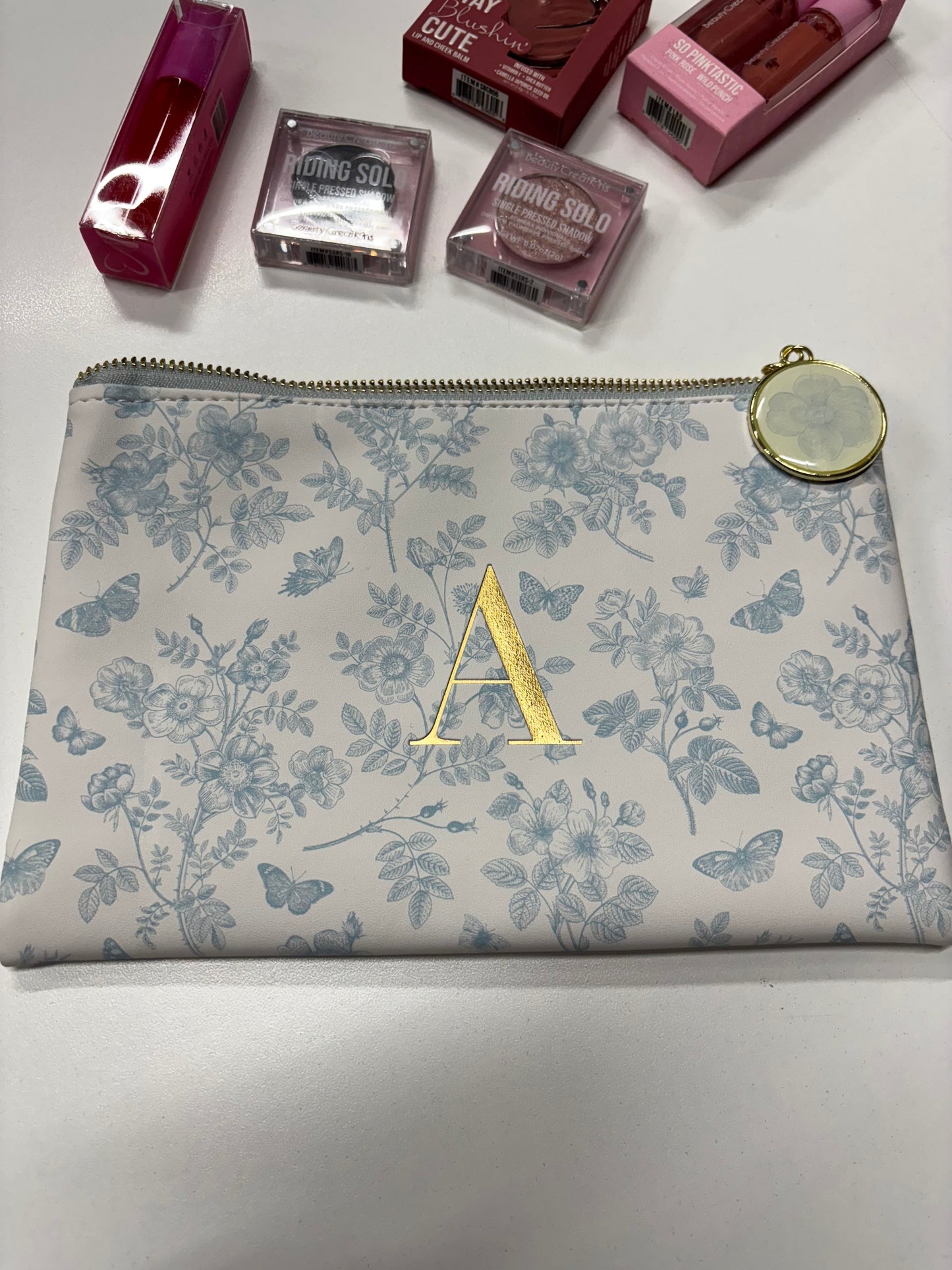 Petals & Bows Cosmetic Bags – Floral Dream, Garden Whimsy & Sweet Bows (Sold Separately)