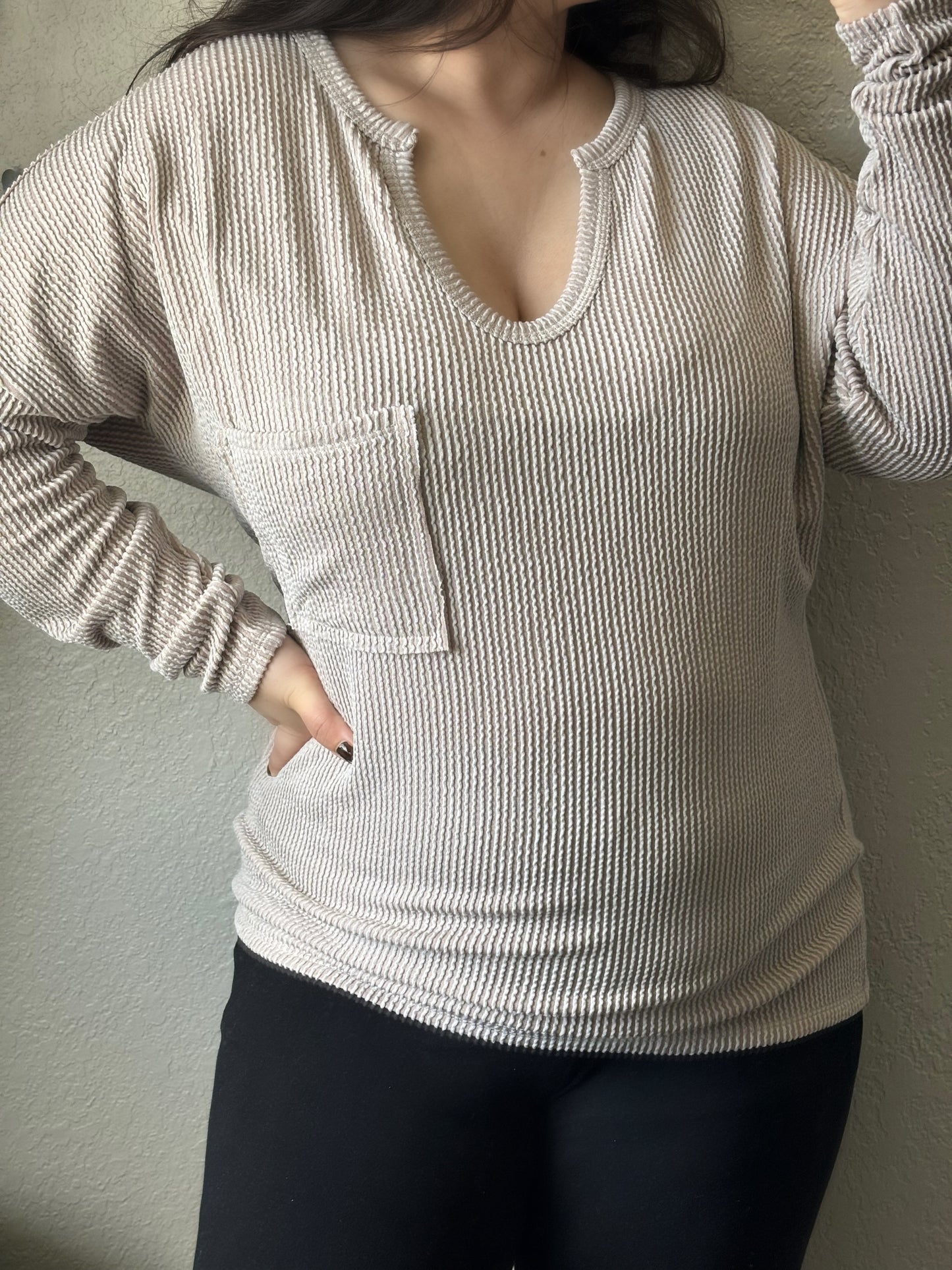 Cristen Top- Oatmeal