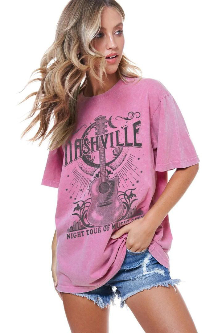 Nashville Tee (Ash Pink)