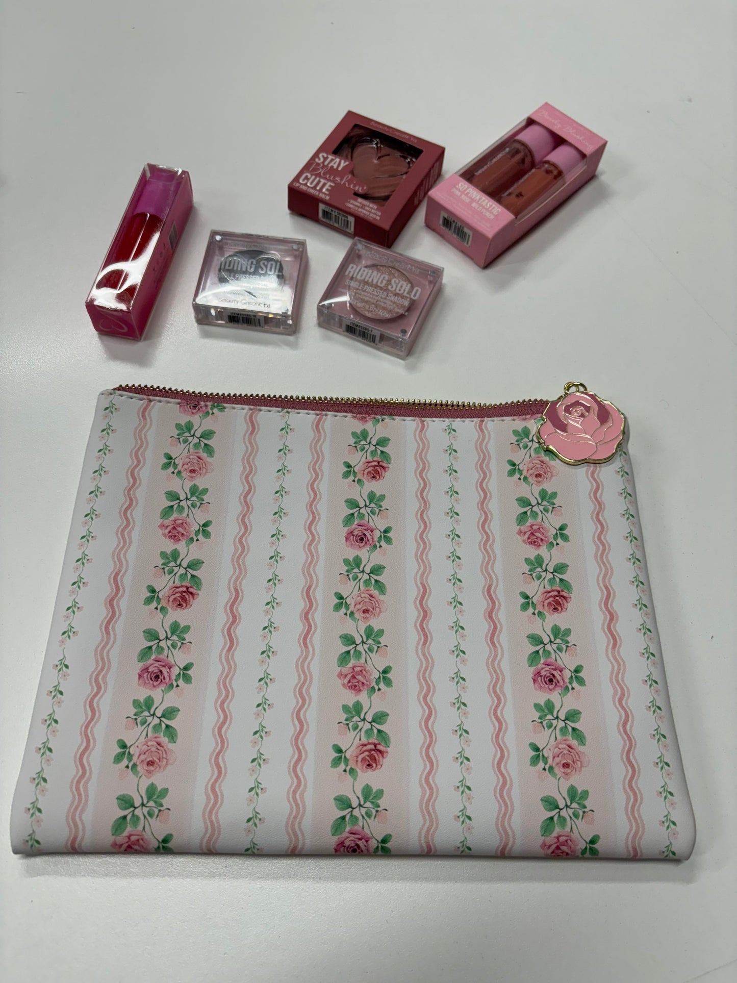 Petals & Bows Cosmetic Bags – Floral Dream, Garden Whimsy & Sweet Bows (Sold Separately)
