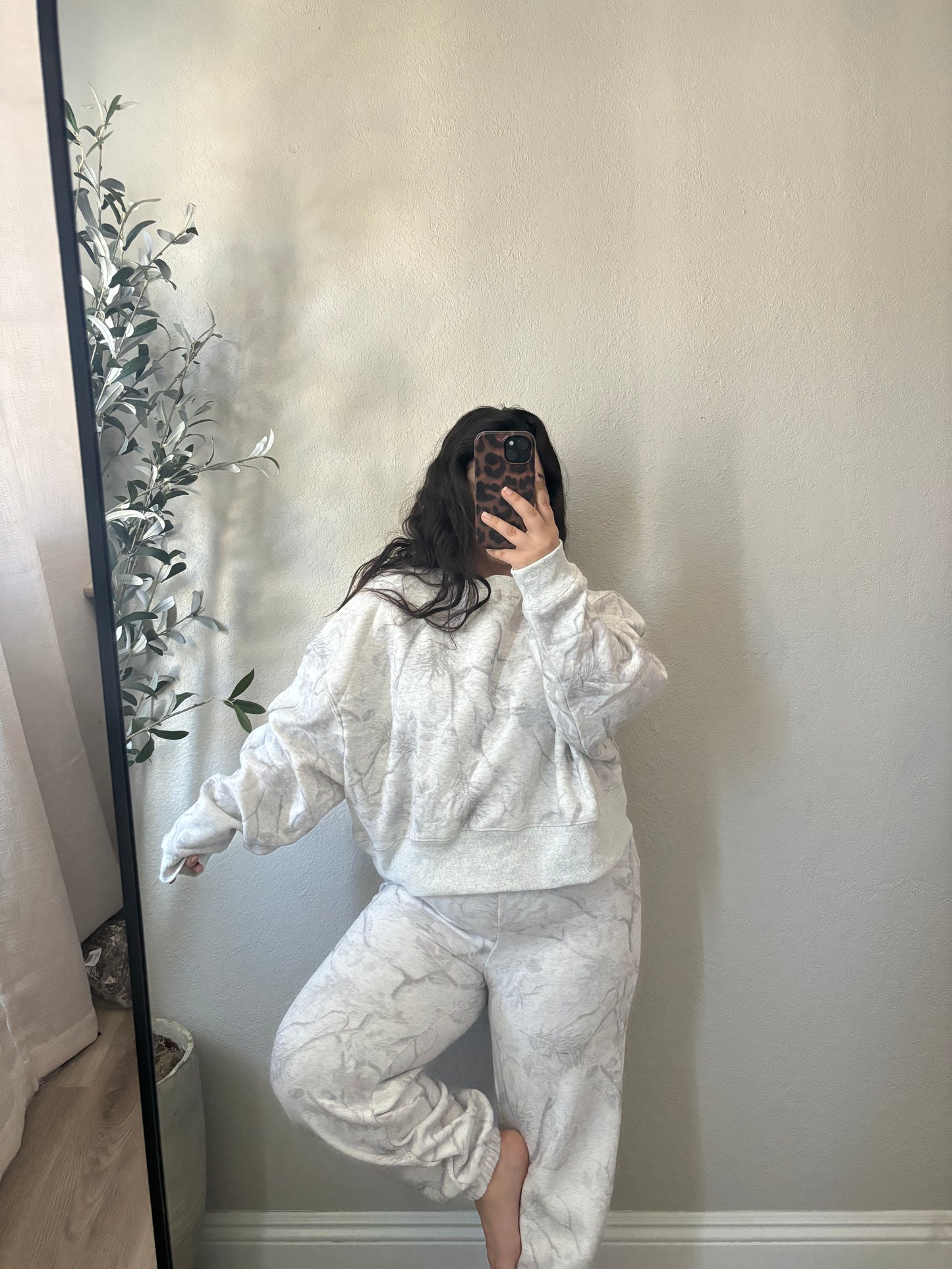 Clouded Comfort Pullover- Camo