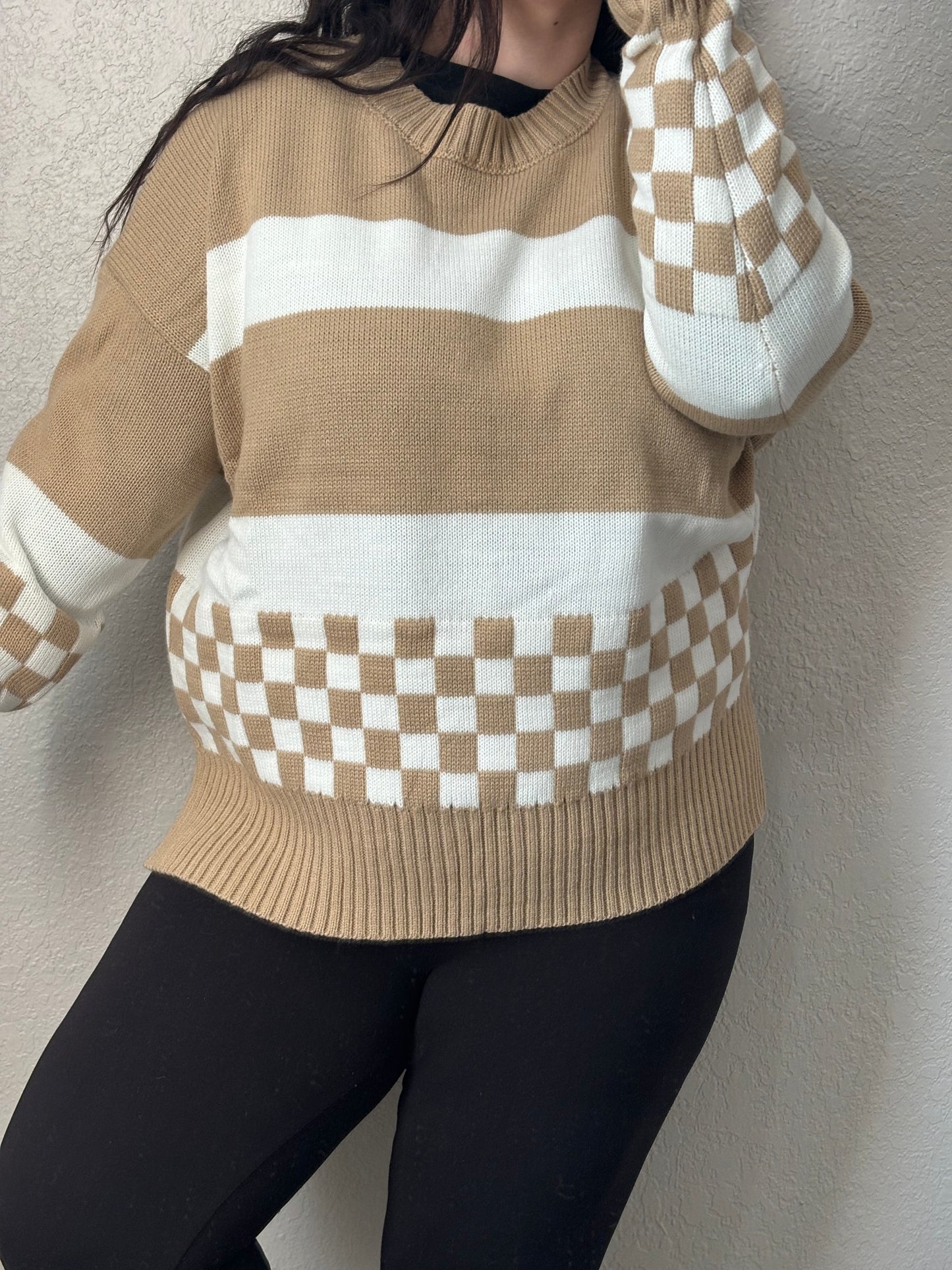 The Creamy Caramel Knit Sweater