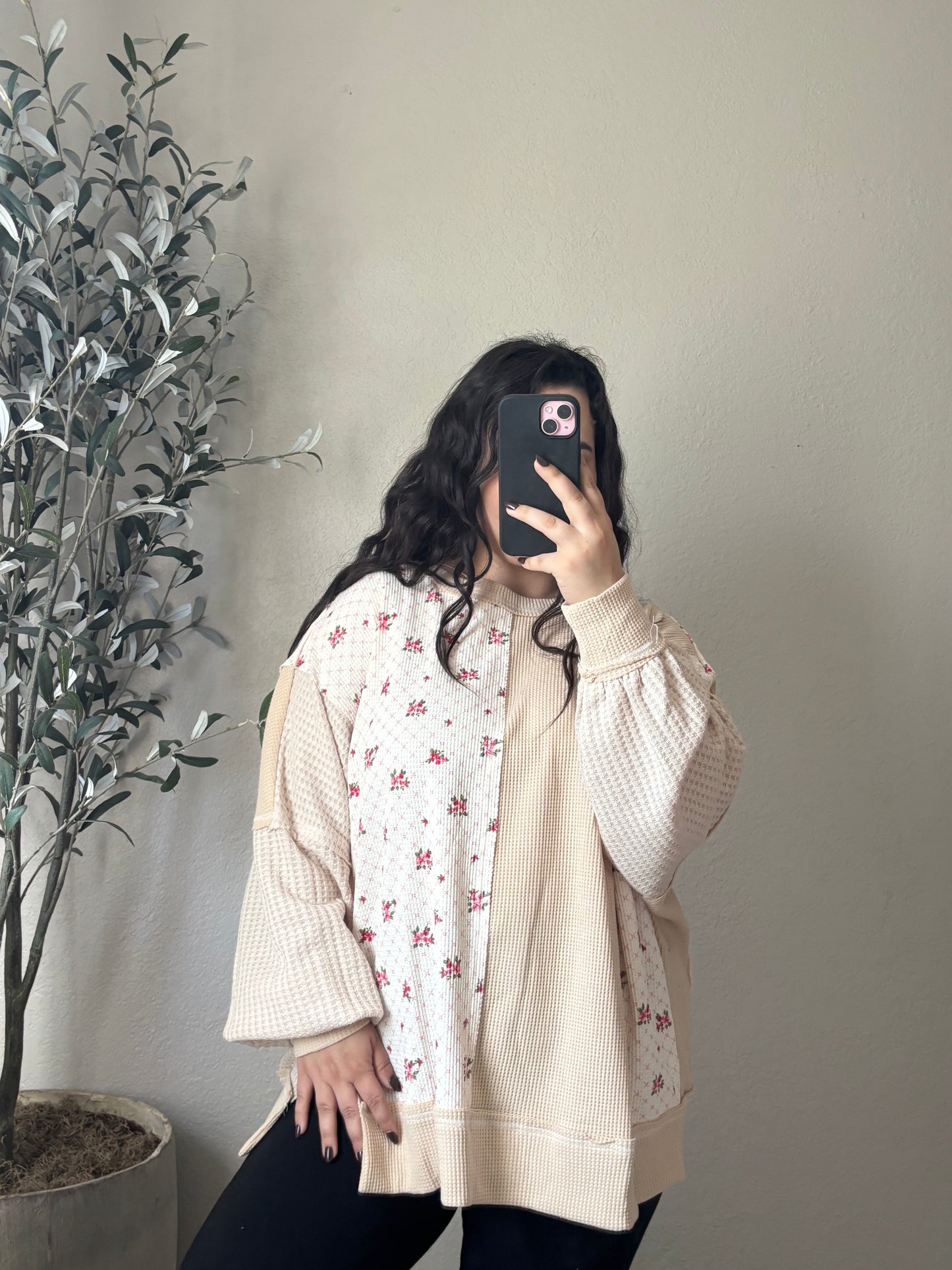 Prairie Roses Pullover