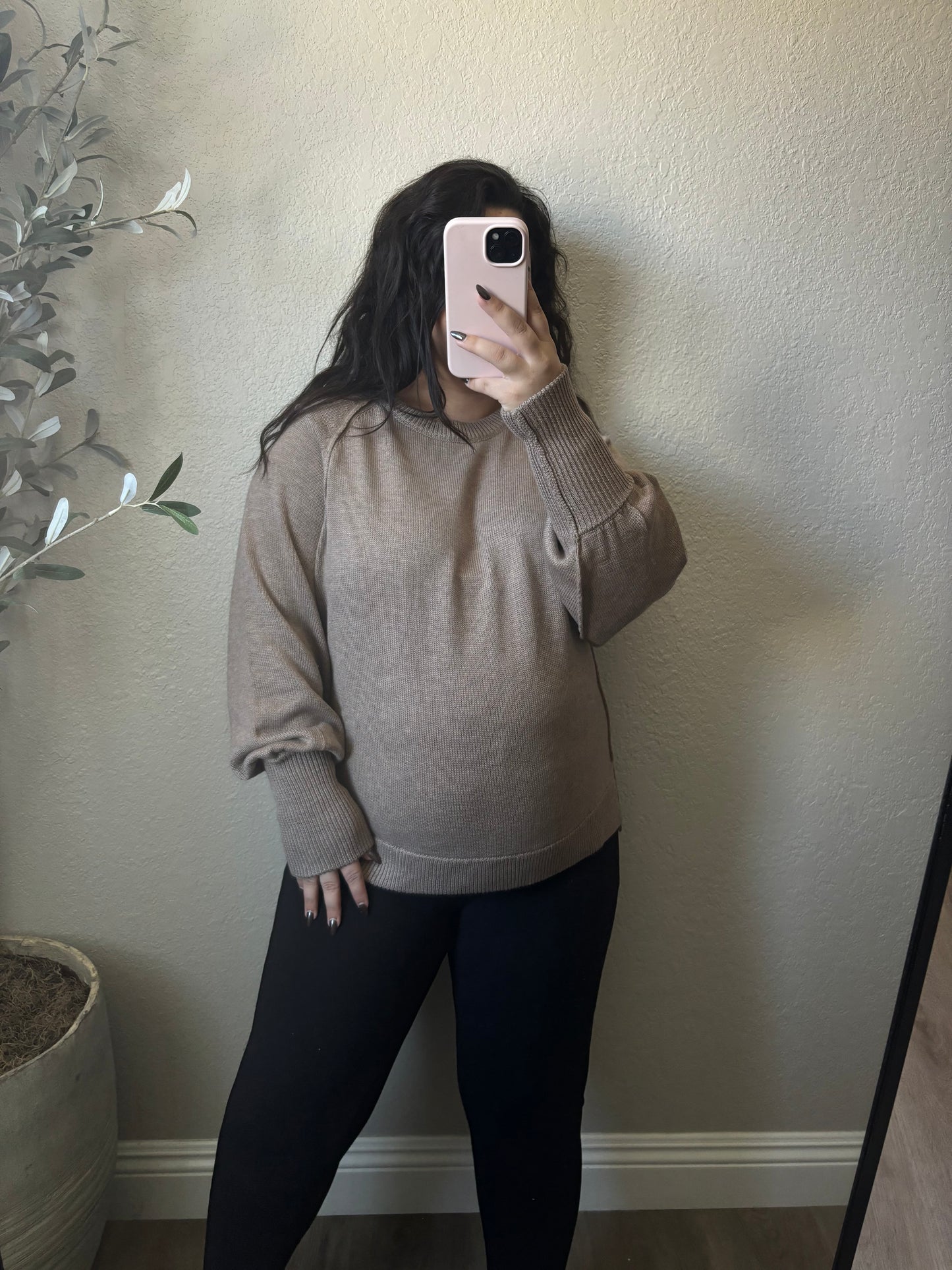 Luna Pullover- Mushroom