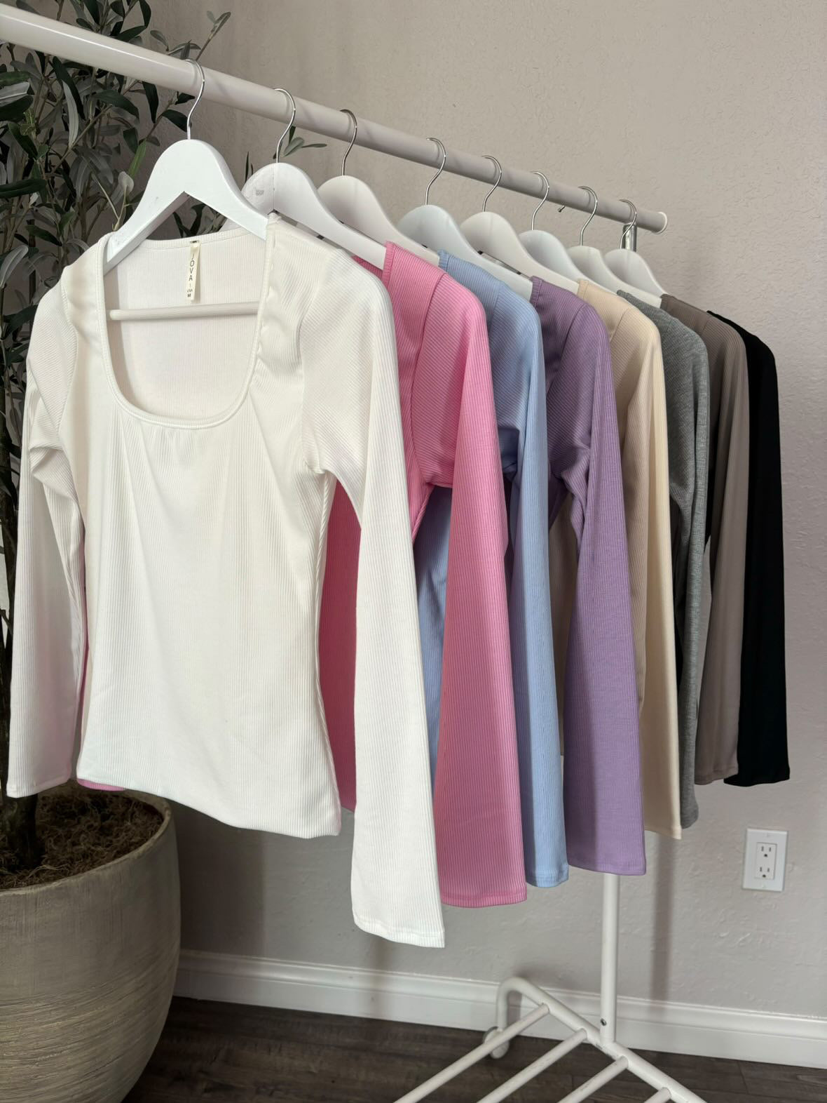 Jordan Ribbed Long Sleeve (More Colors)