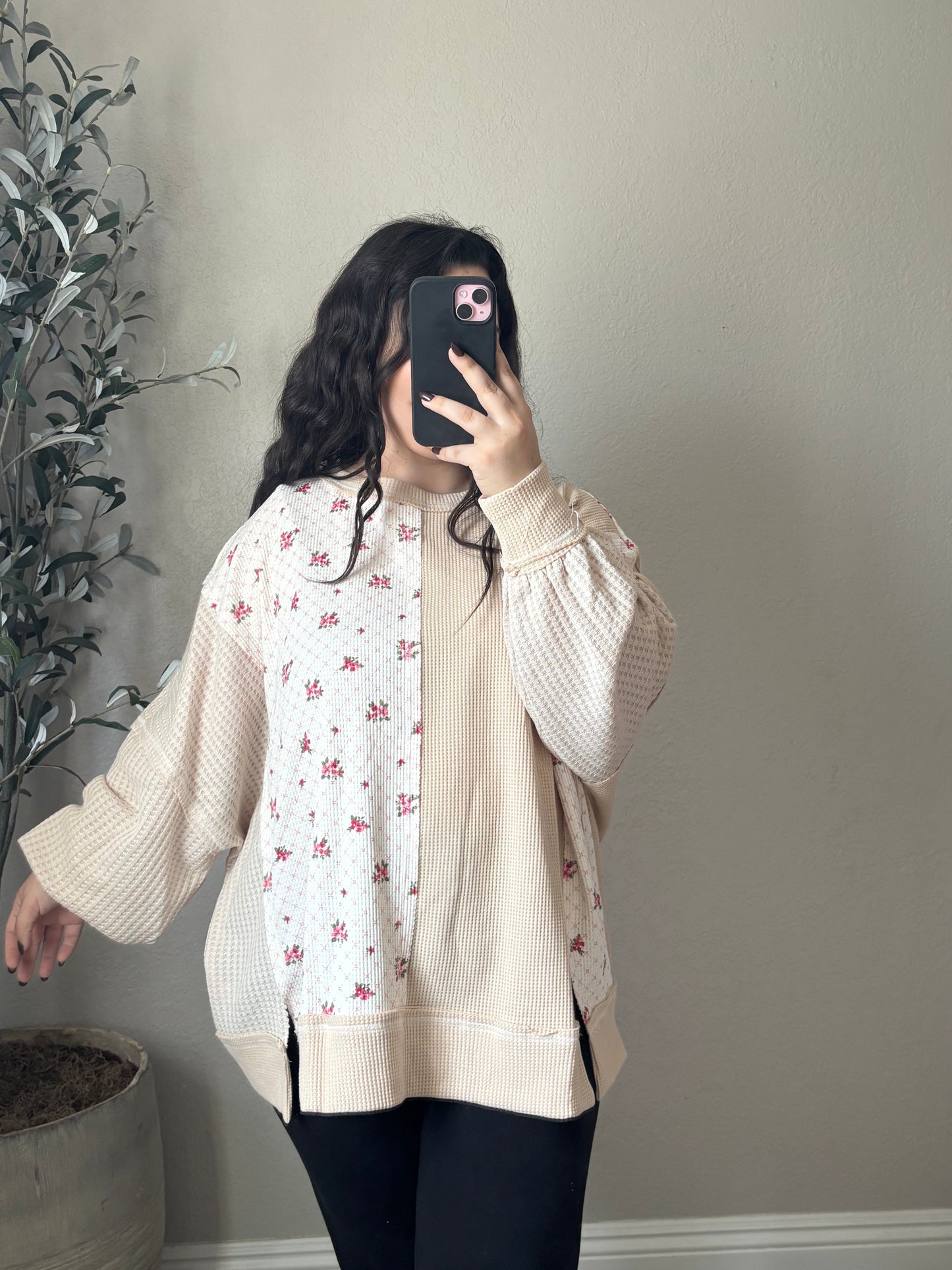 Prairie Roses Pullover