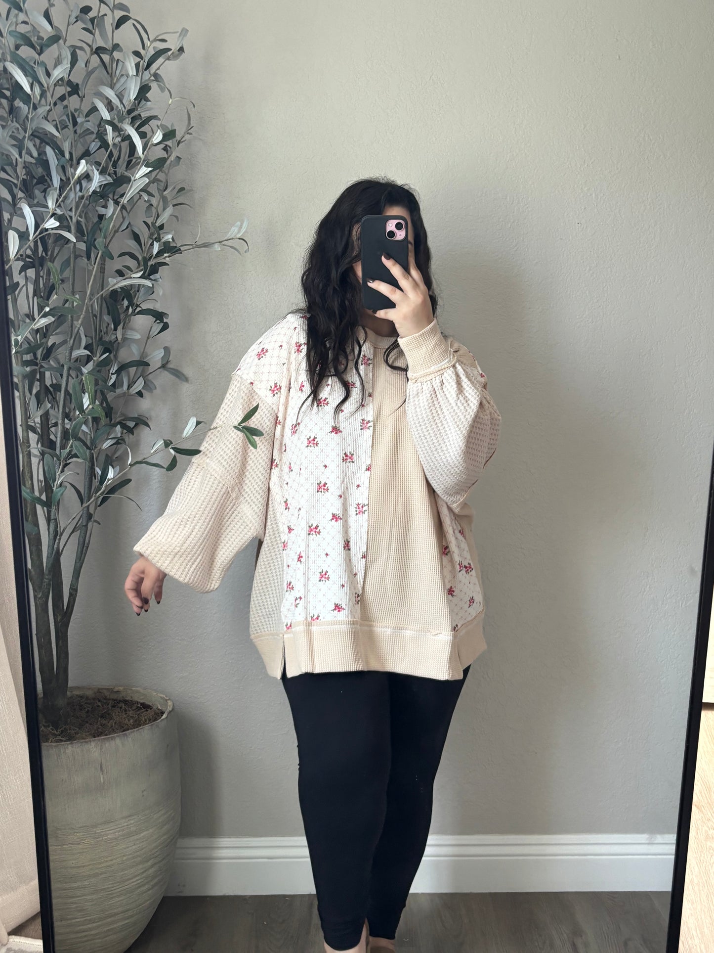 Prairie Roses Pullover
