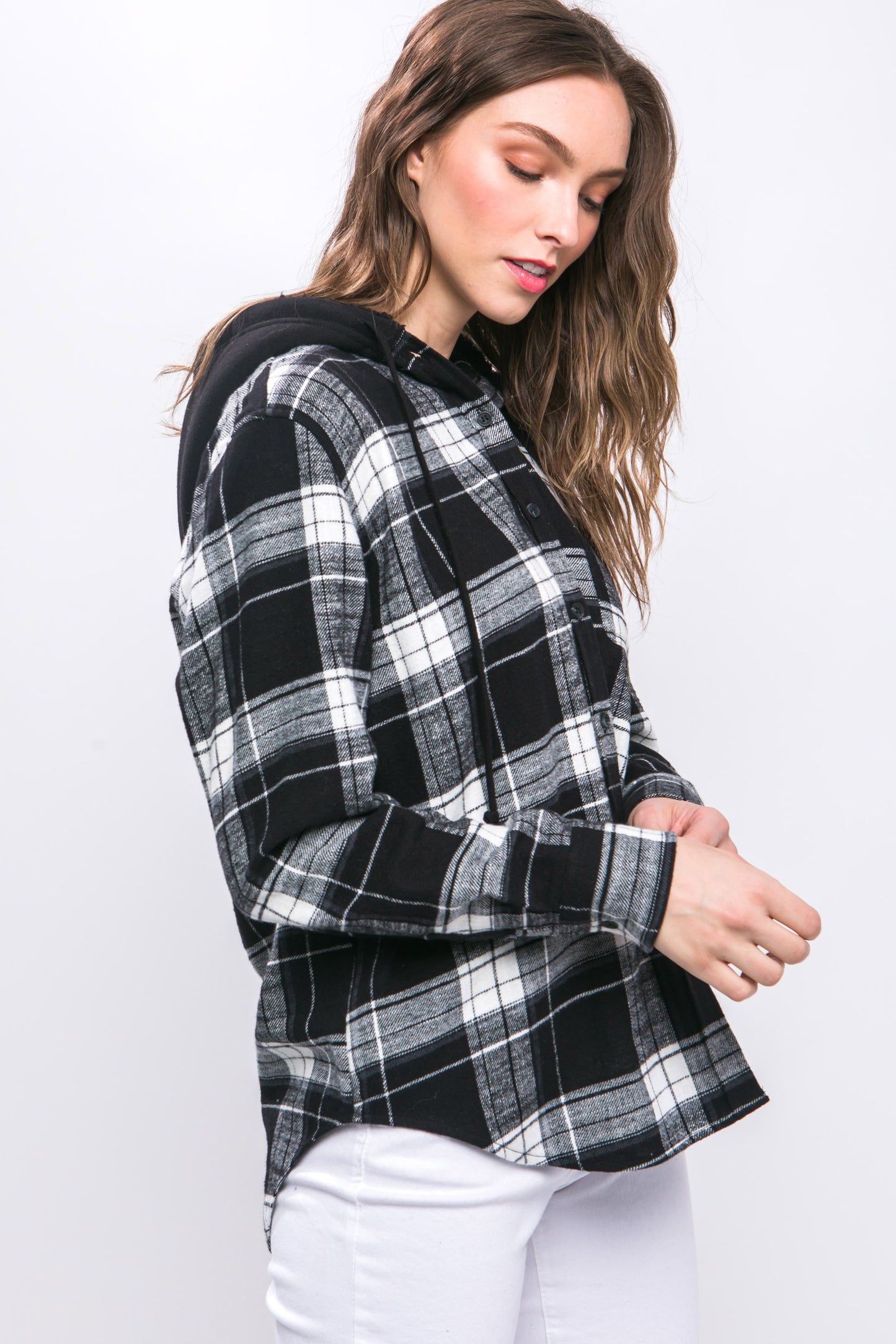Kalice Plaid Shirt Hoodie (More Colors)