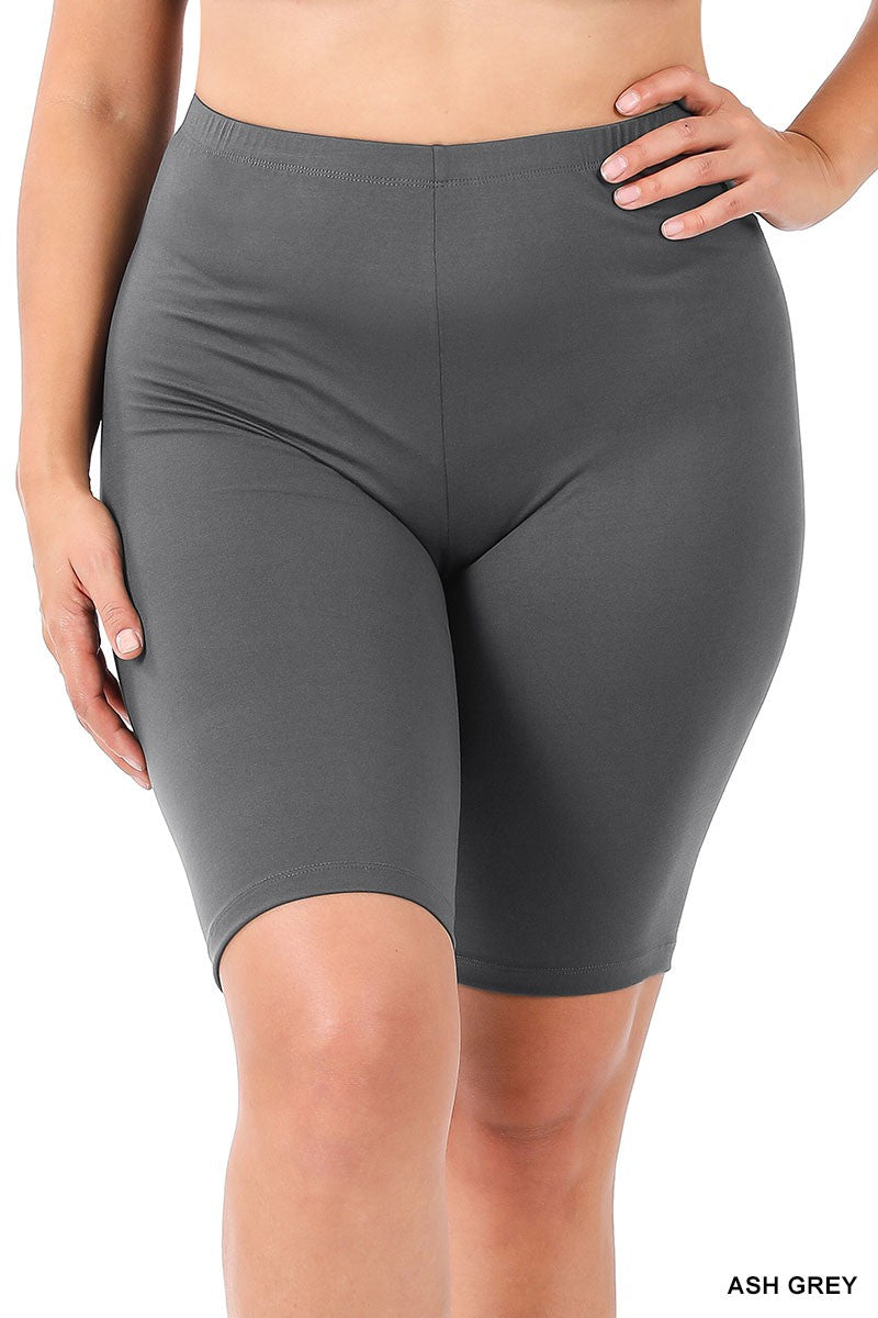 Extra Curvy Terry Biker Shorts