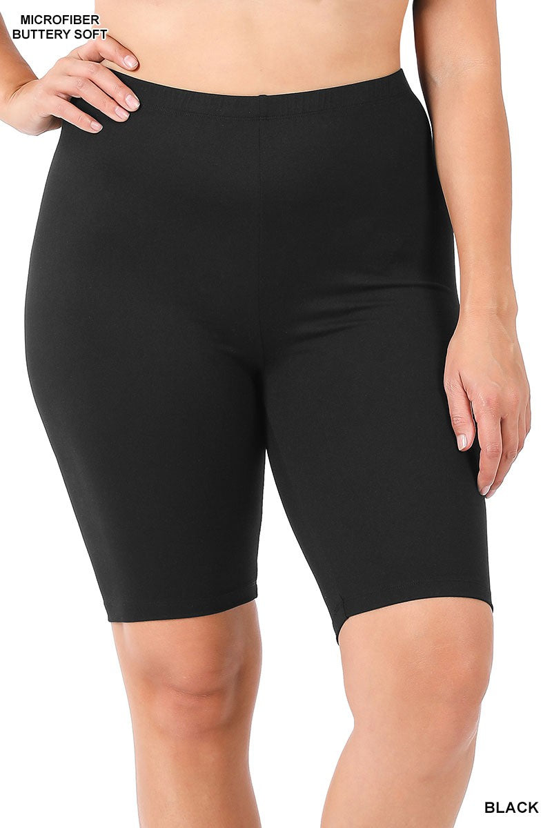 Extra Curvy Terry Biker Shorts