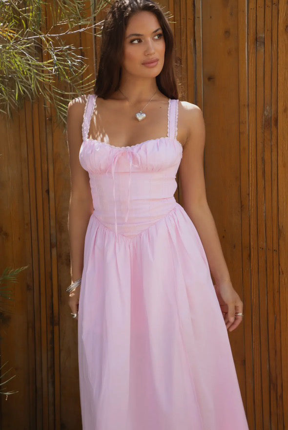 Cotton Candy Kisses Midi Dress