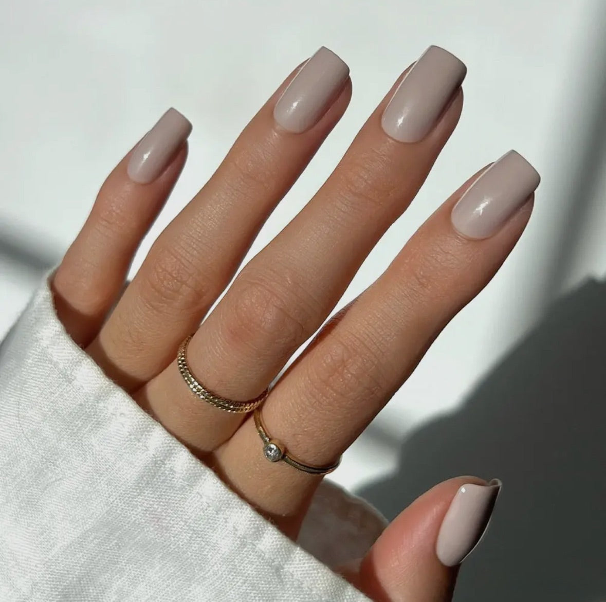 Bare Bliss Press ons- Medium Square