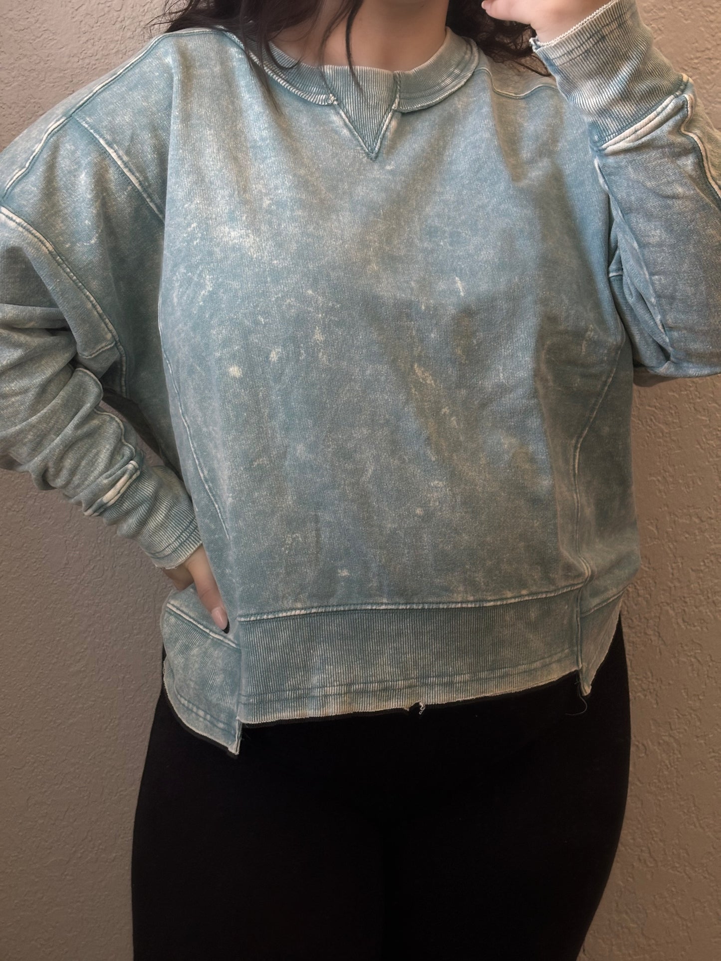 Kinsley Pullover (Ash Blue)