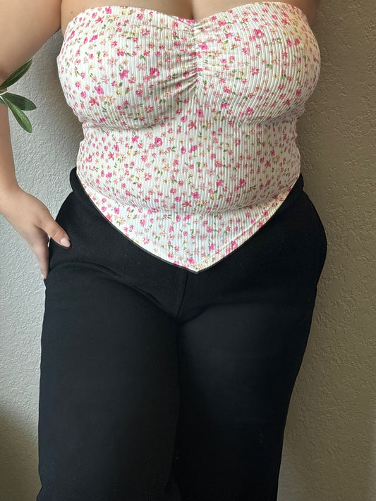 Bloom Babe Floral Tube Top
