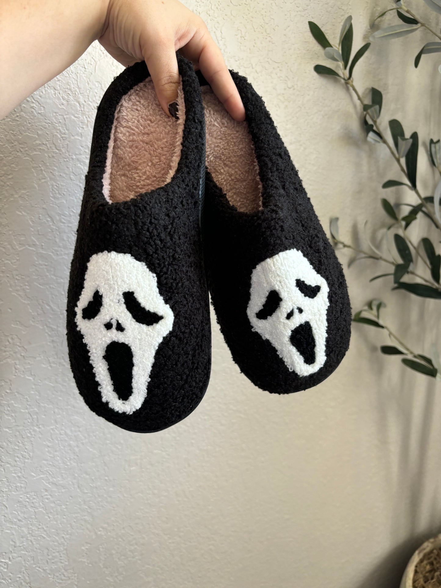 Ghost Face Slippers