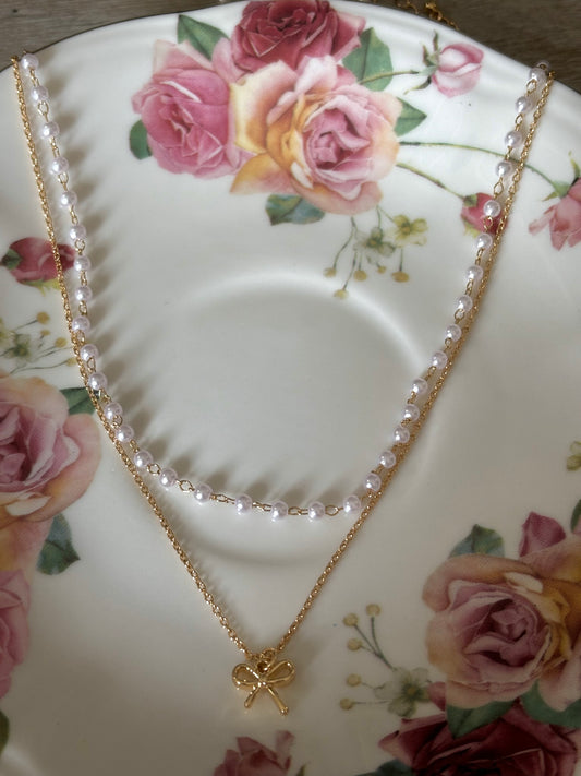 Blush & Bows Necklace