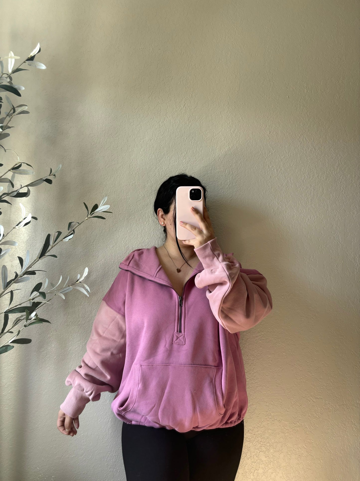 Morgan Color Block Oversized Hoodie