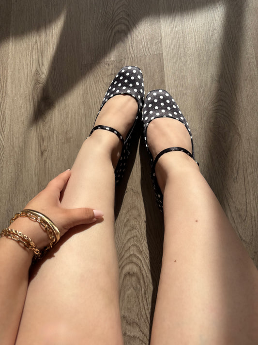 Marilyn Polka Dot Flats