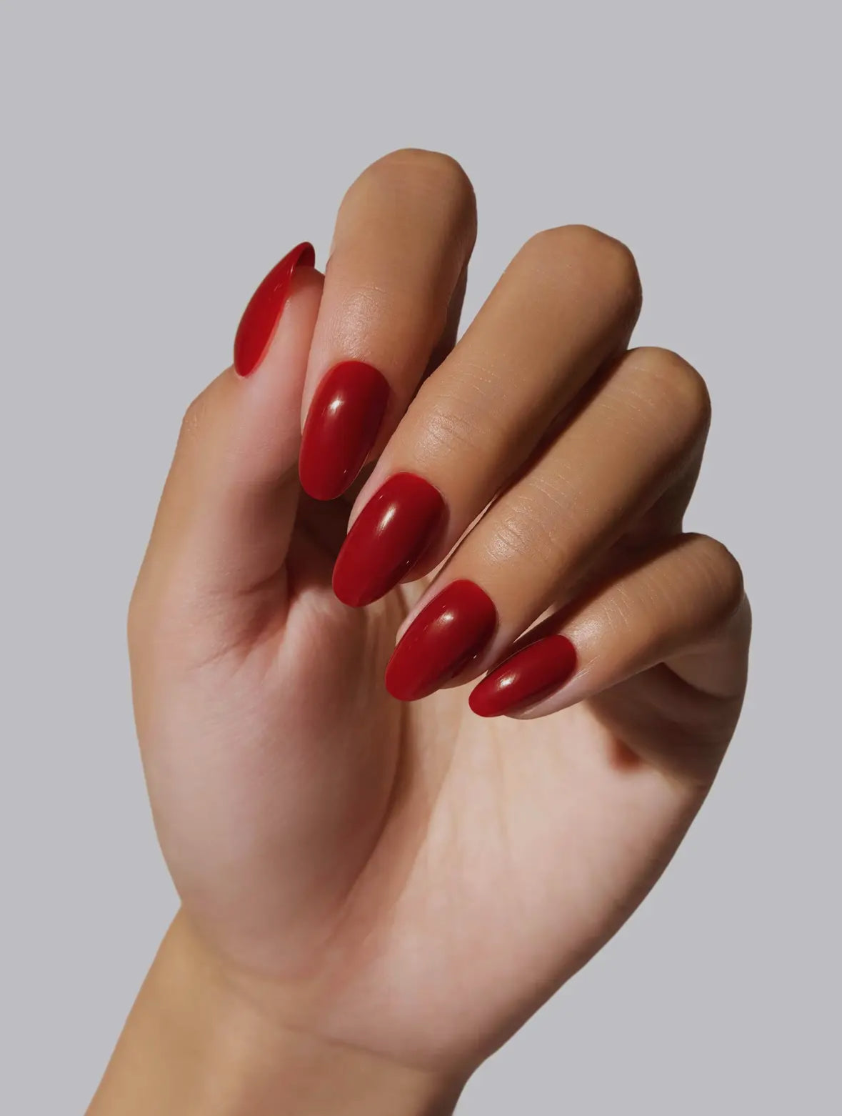 Red Press Ons-Short Round