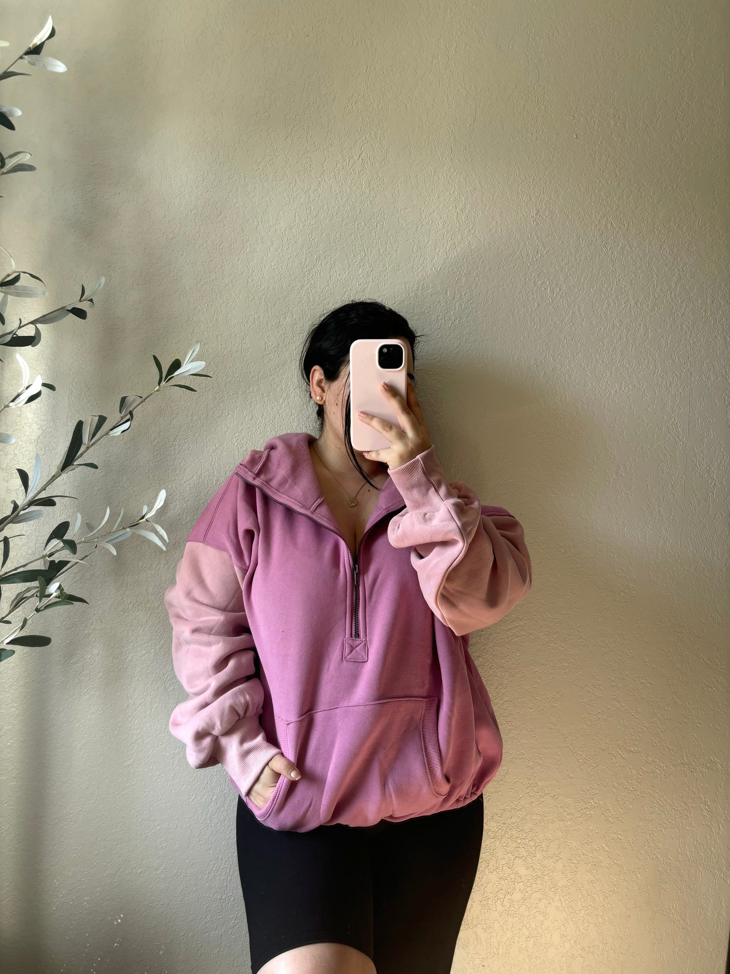 Morgan Color Block Oversized Hoodie