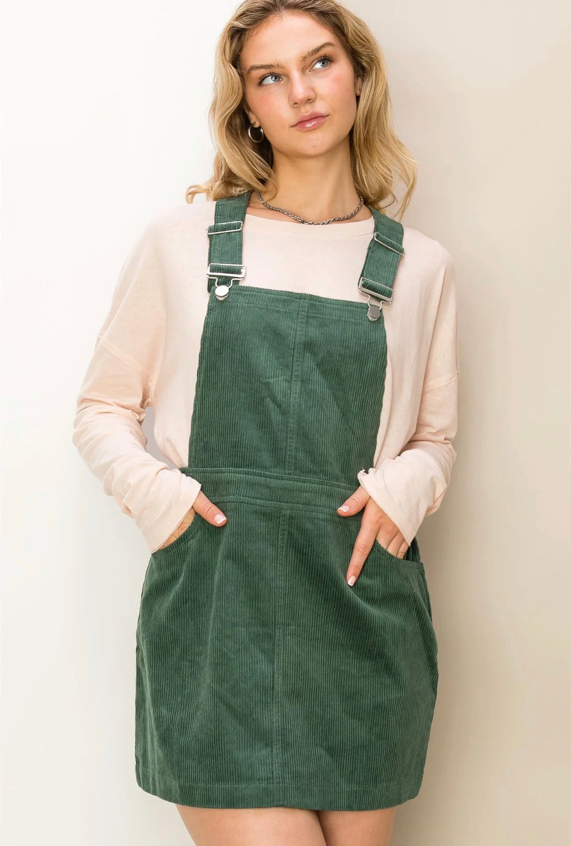 Tima Corduroy Overall Dress (More Colors)