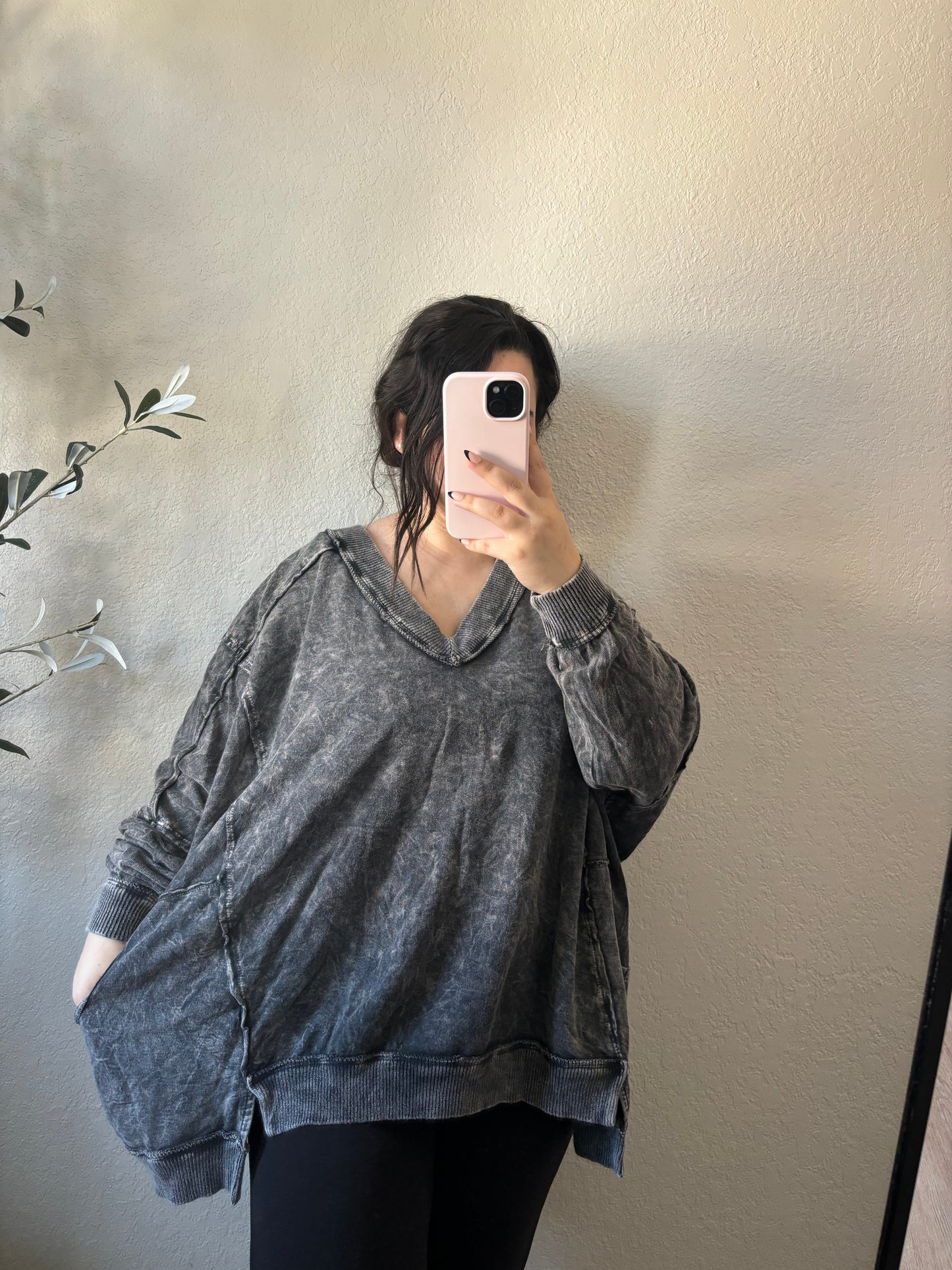 Mineral Wash Pullover