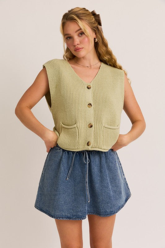 Matcha Sweater Vest