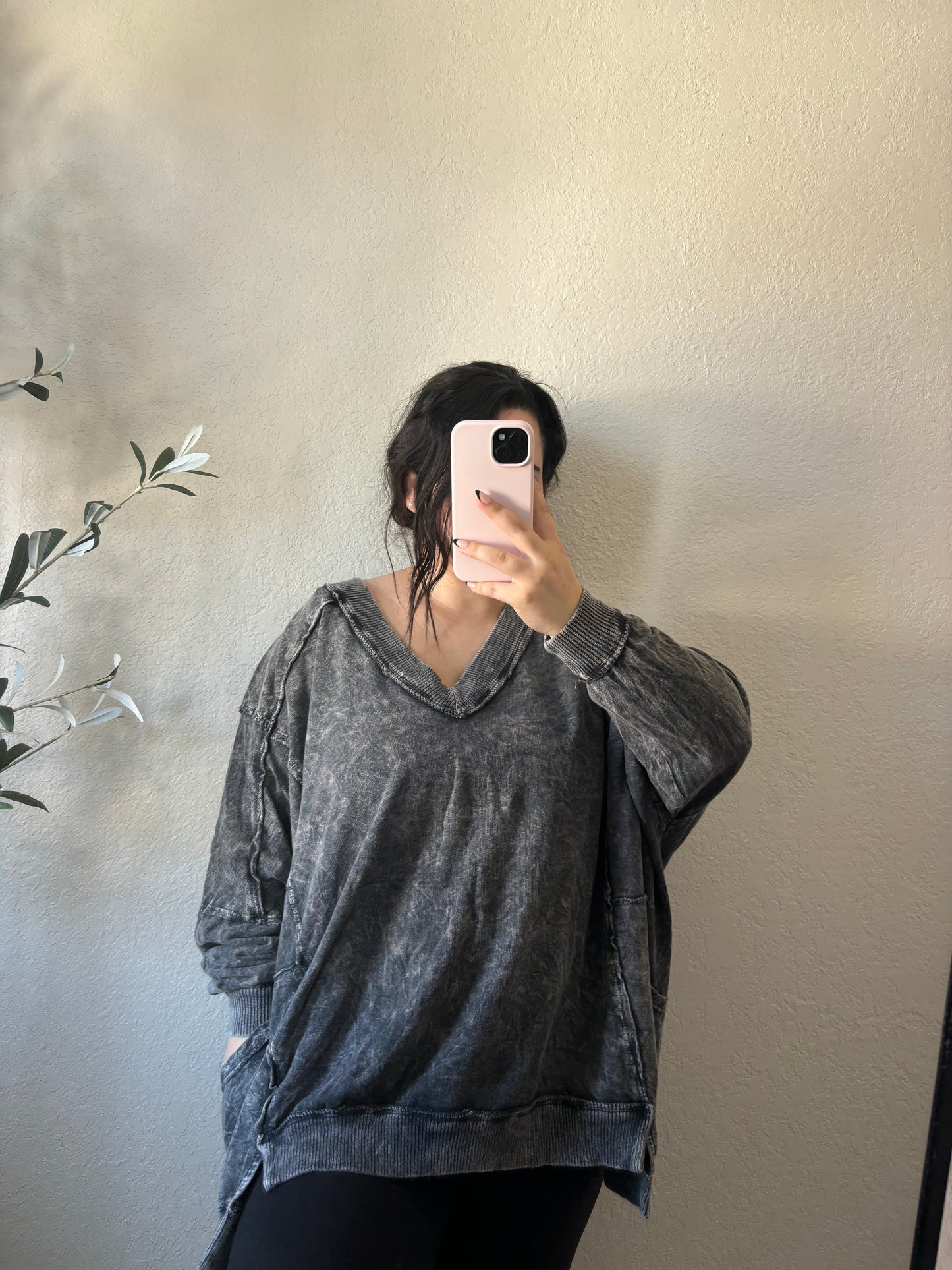 Mineral Wash Pullover