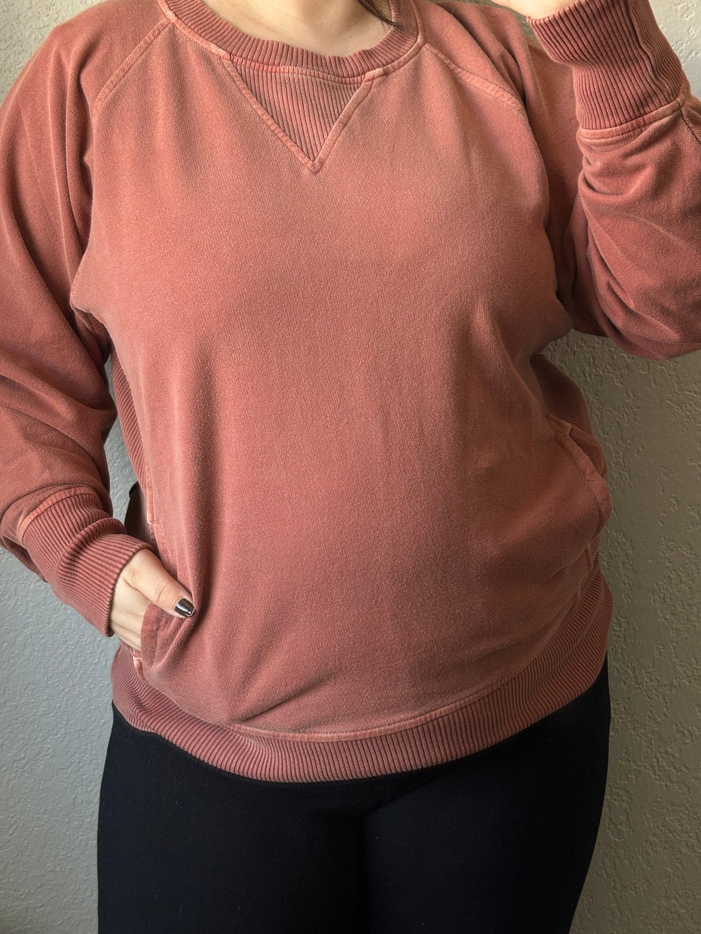 Roxy Pullover- Rust