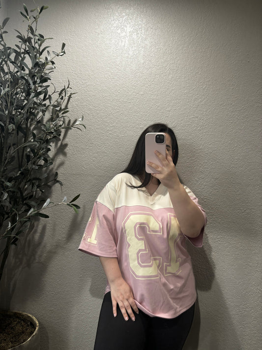 Tate Jersey - Pink Cream Mix