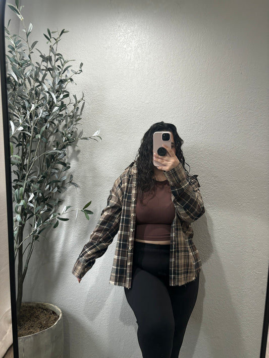 Mocha Muse Flannel