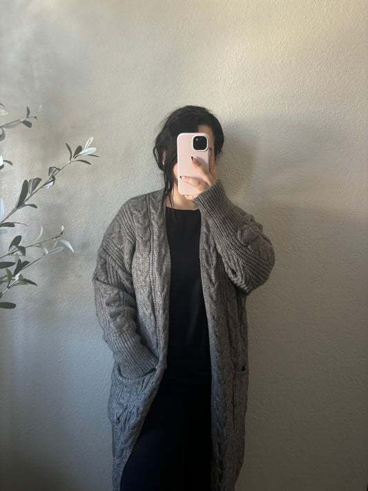 Shay Cable Knit Cardigan