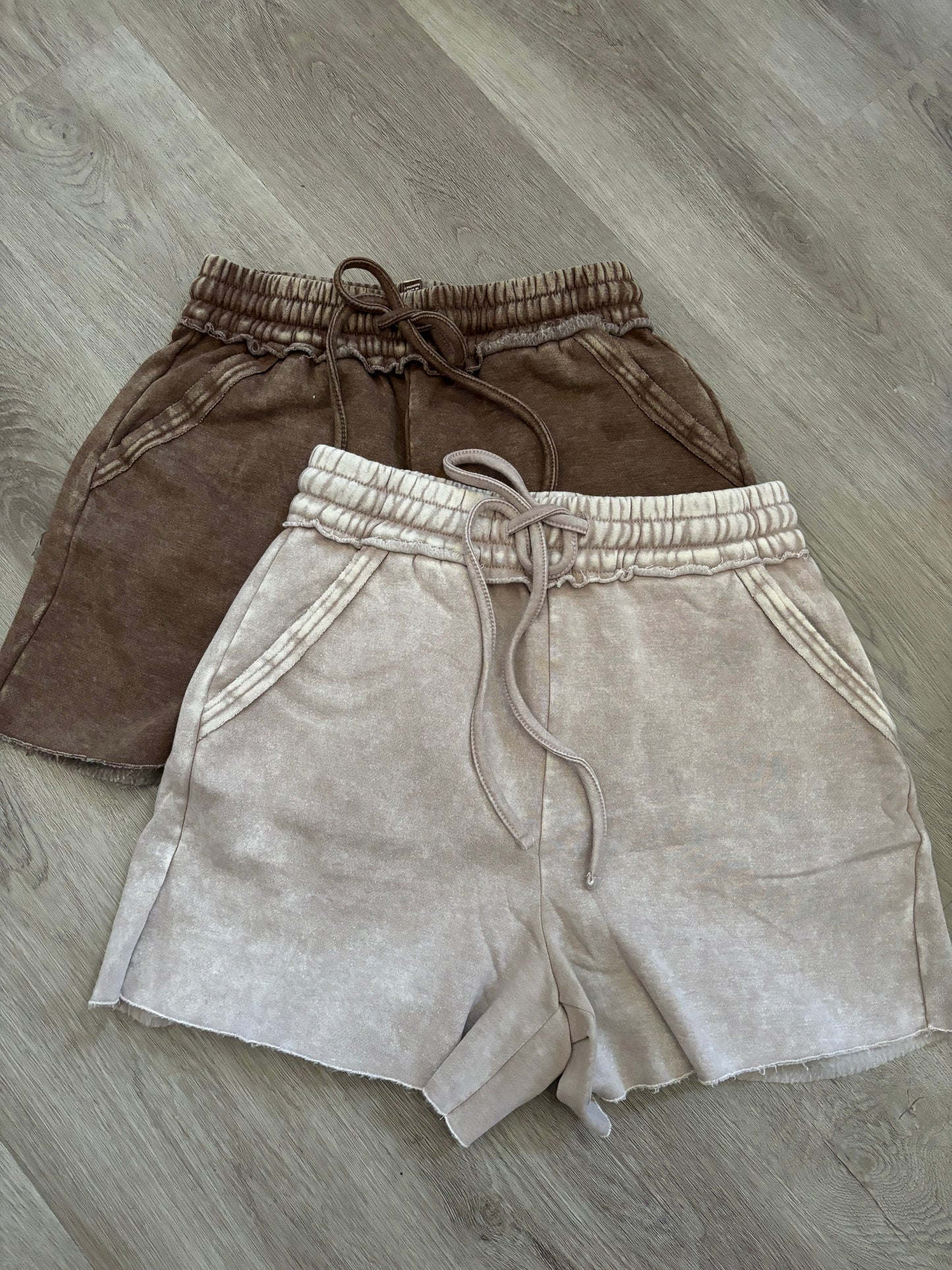 Gia Fleece Drawstring Shorts