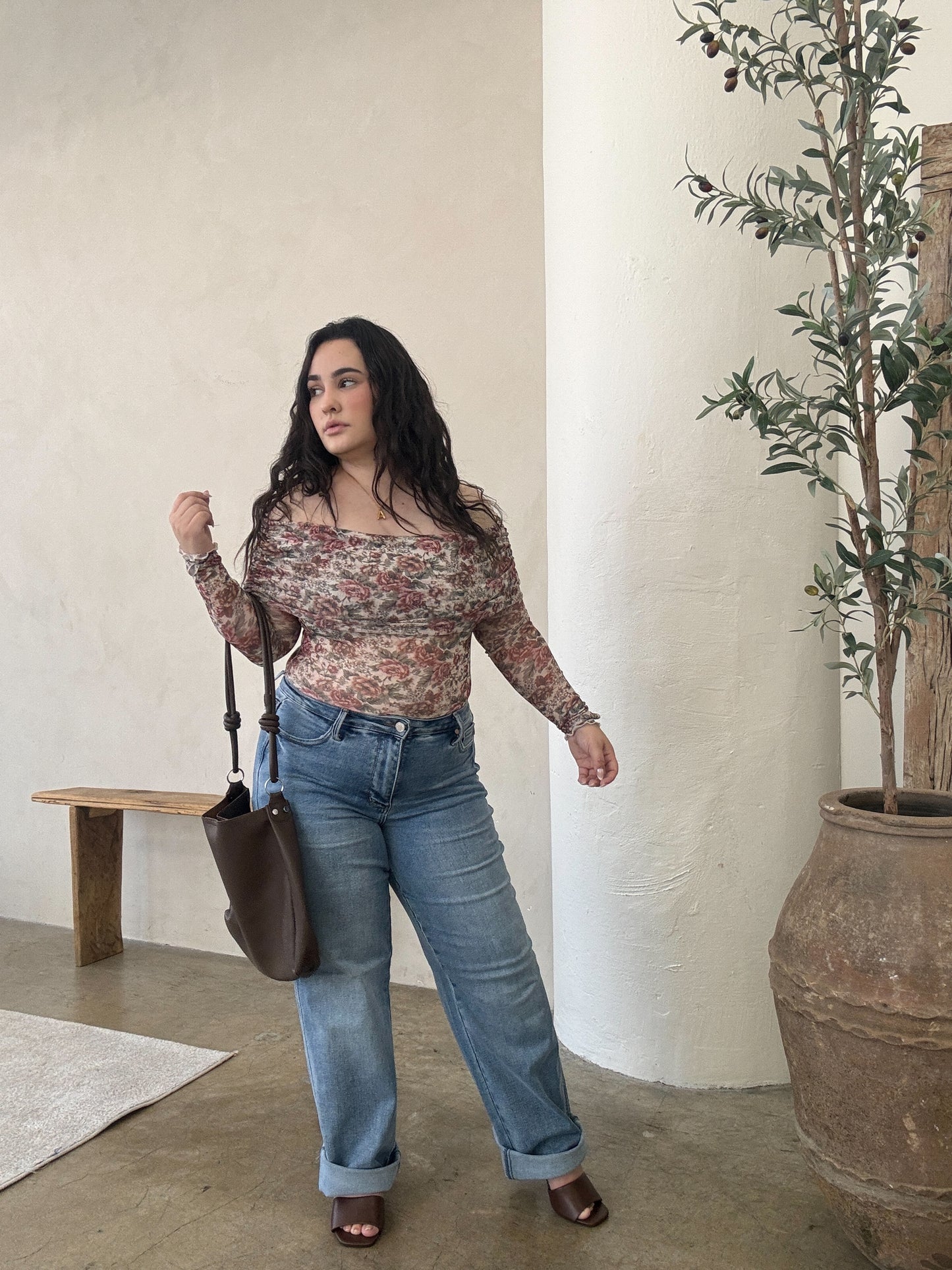 Snatched Tummy Control Straight Jeans