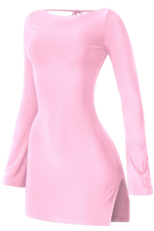 Tami Mini Dress- Blush