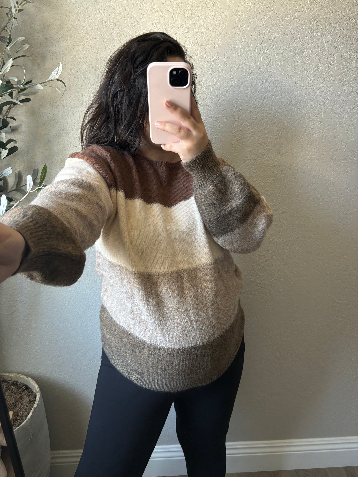 Fall Nights Color Block Sweater