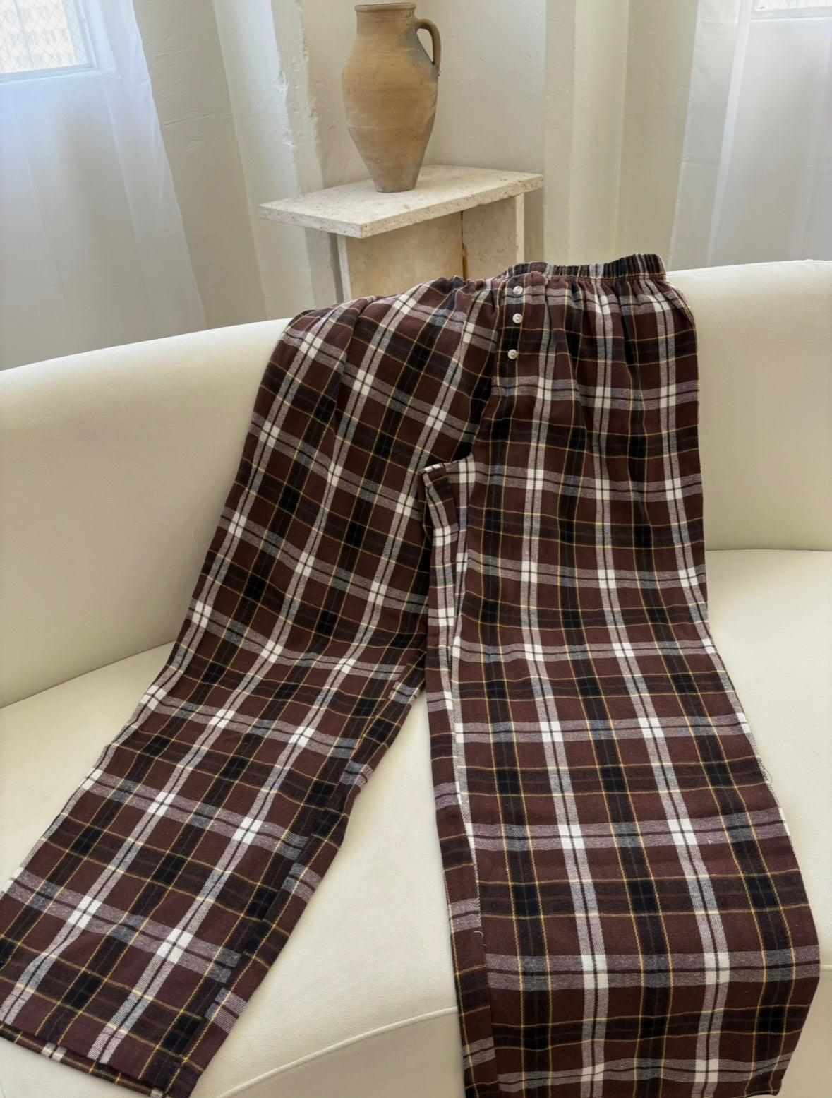 Coffeehouse Plaid Lounge Pants