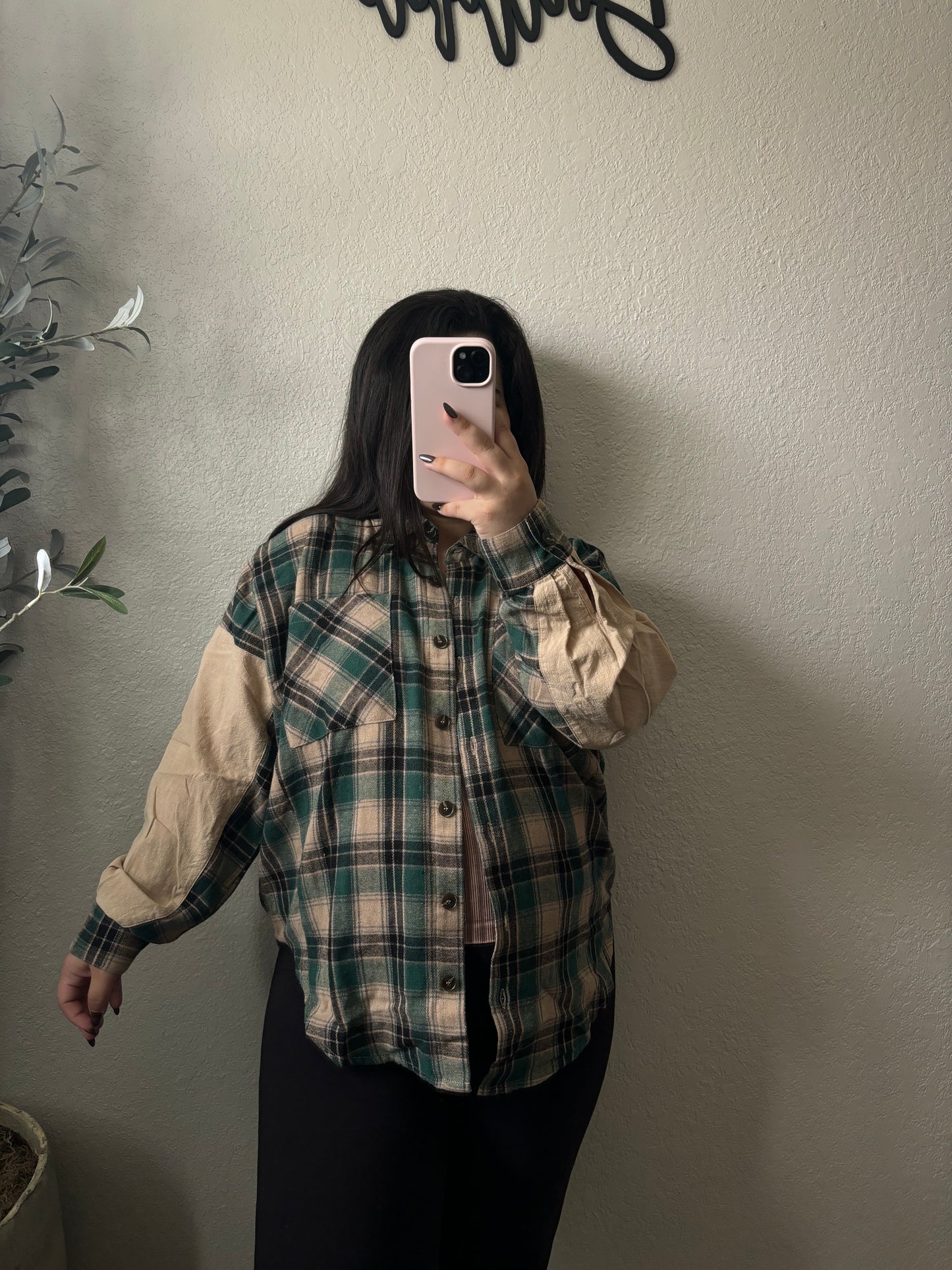 Farrah Flannel-Pine