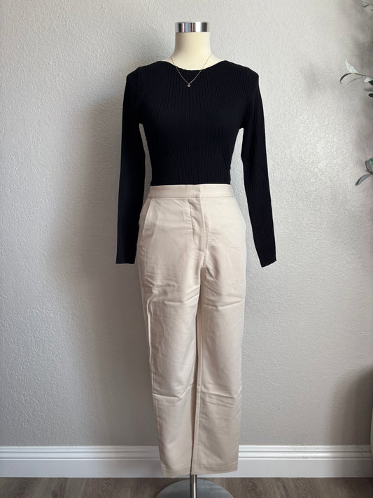 Solid Pixie Pants- Oatmeal