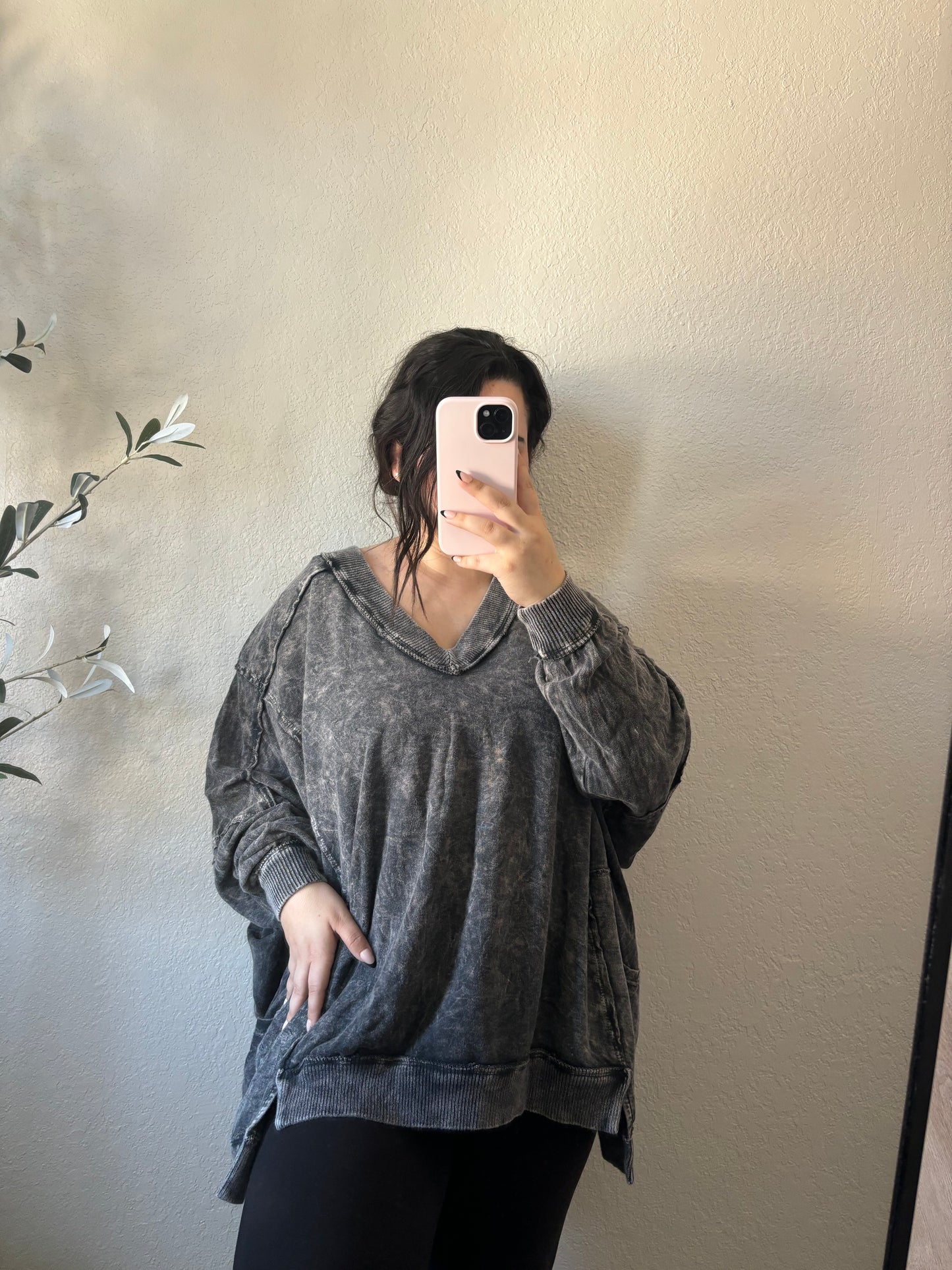 Mineral Wash Pullover