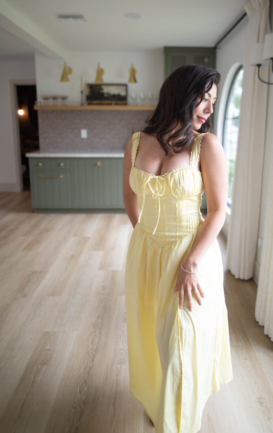 Haven Dress (Butter Yellow)