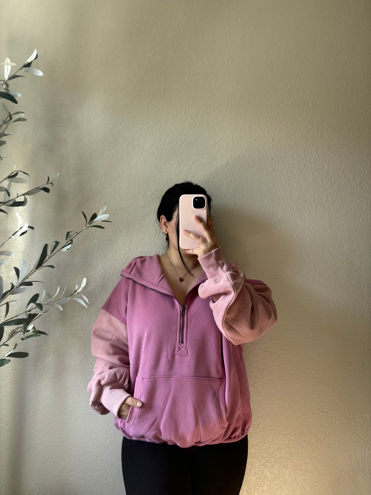 Morgan Color Block Oversized Hoodie