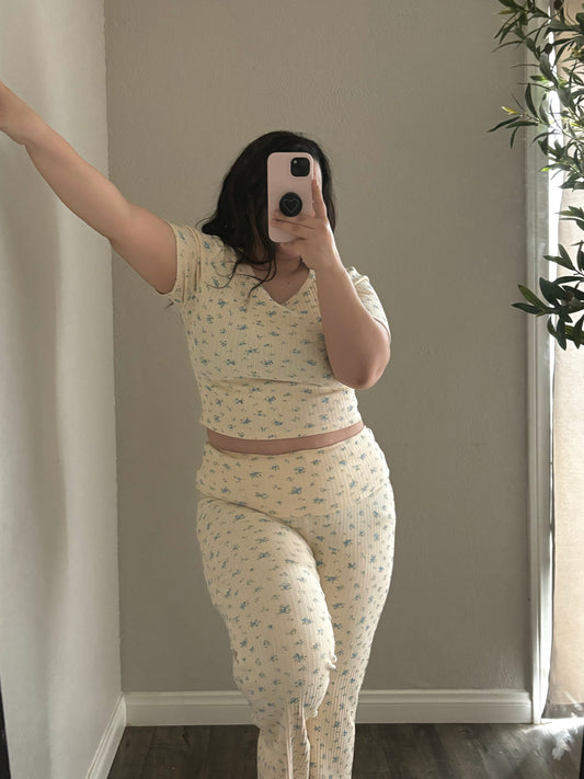 Floral Dreams Set- Pastel Yellow