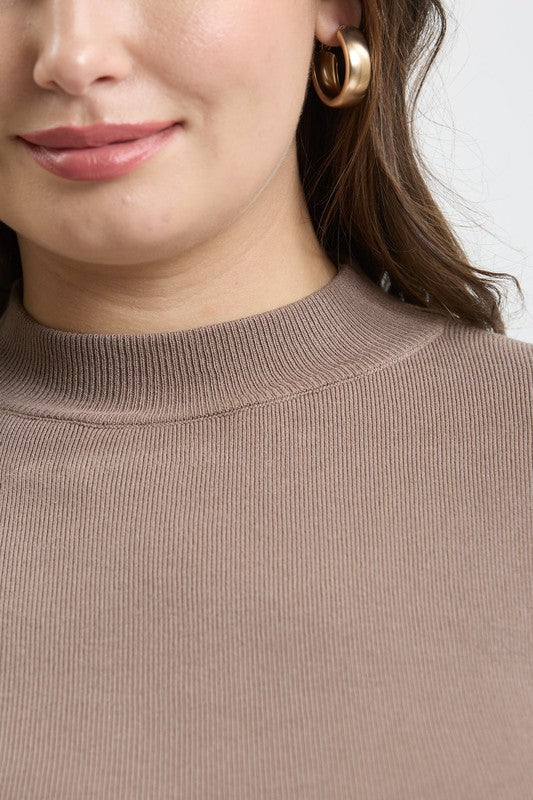 Extra Curvy Knit Long Sleeve