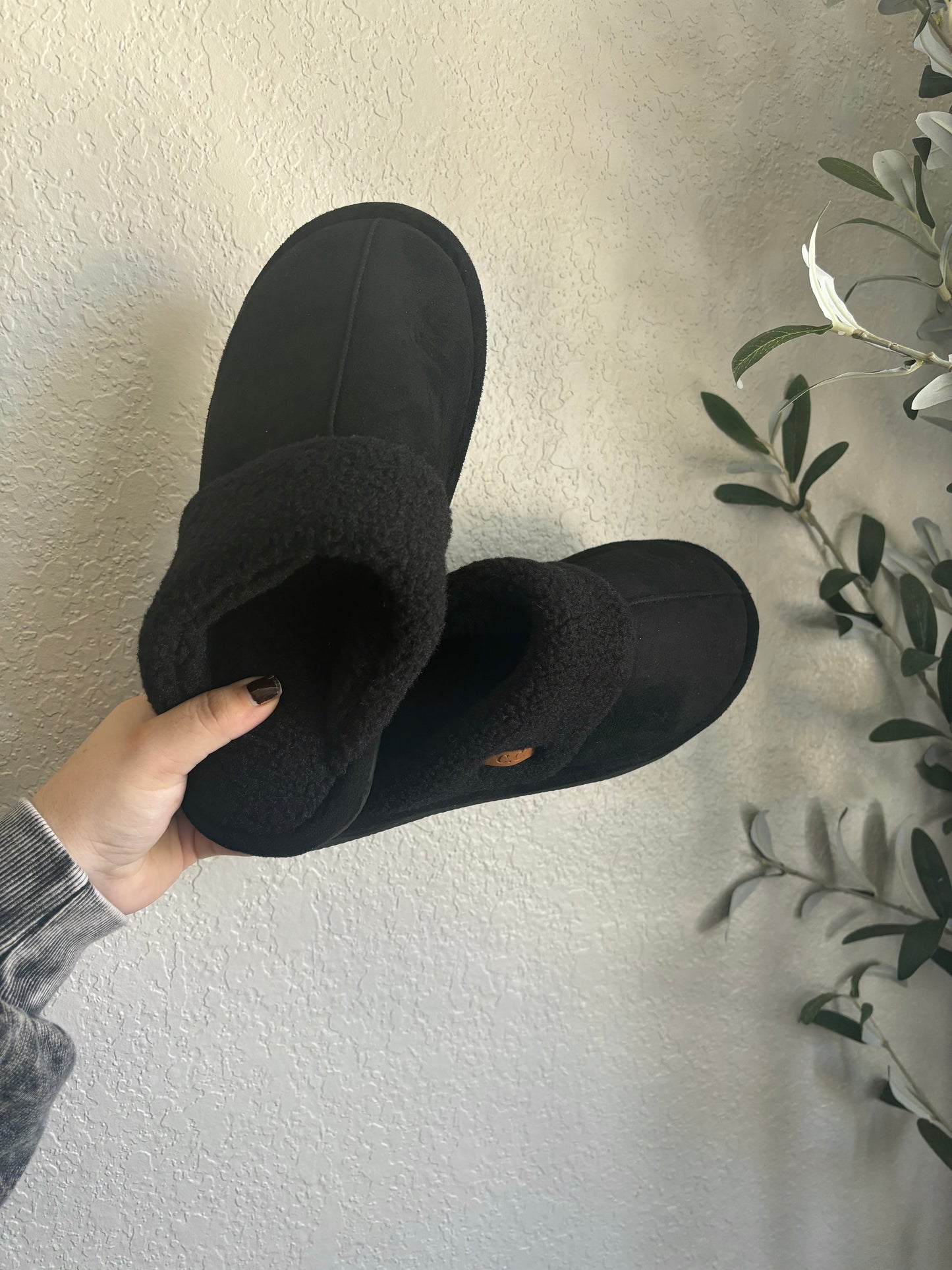 C.C Black Slippers